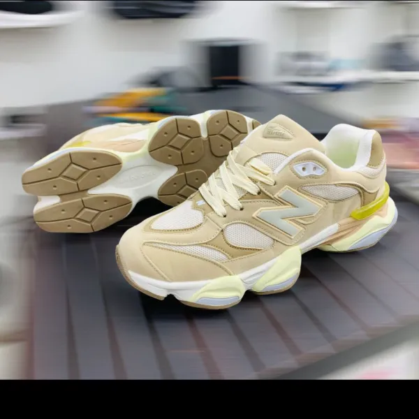 New Balance Mustard Yellow Suede Sneaker – Premium Comfort & Style